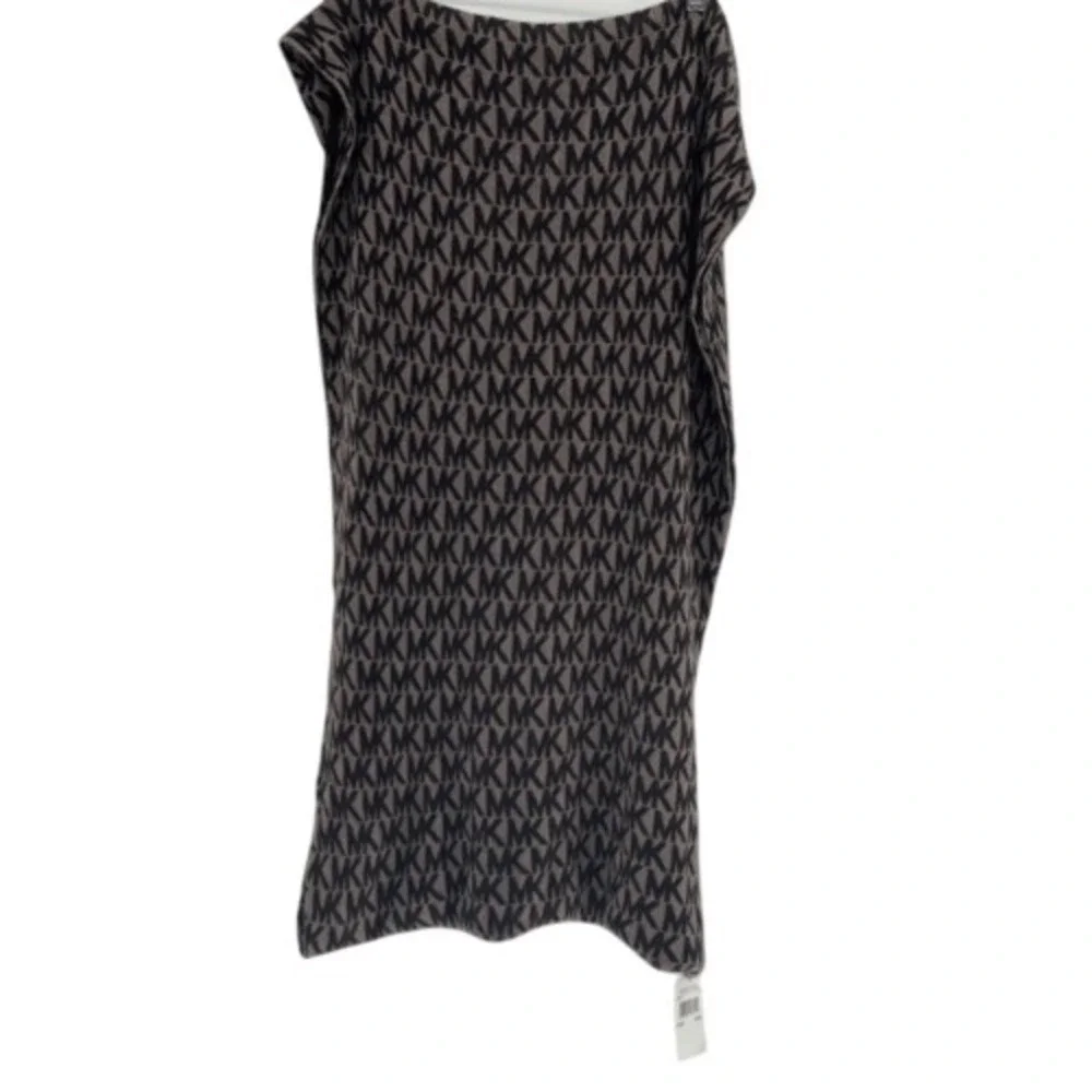 MICHAEL Michael Kors Scarf Infinity Women‎ One Size Brown Black Logo Wrap New